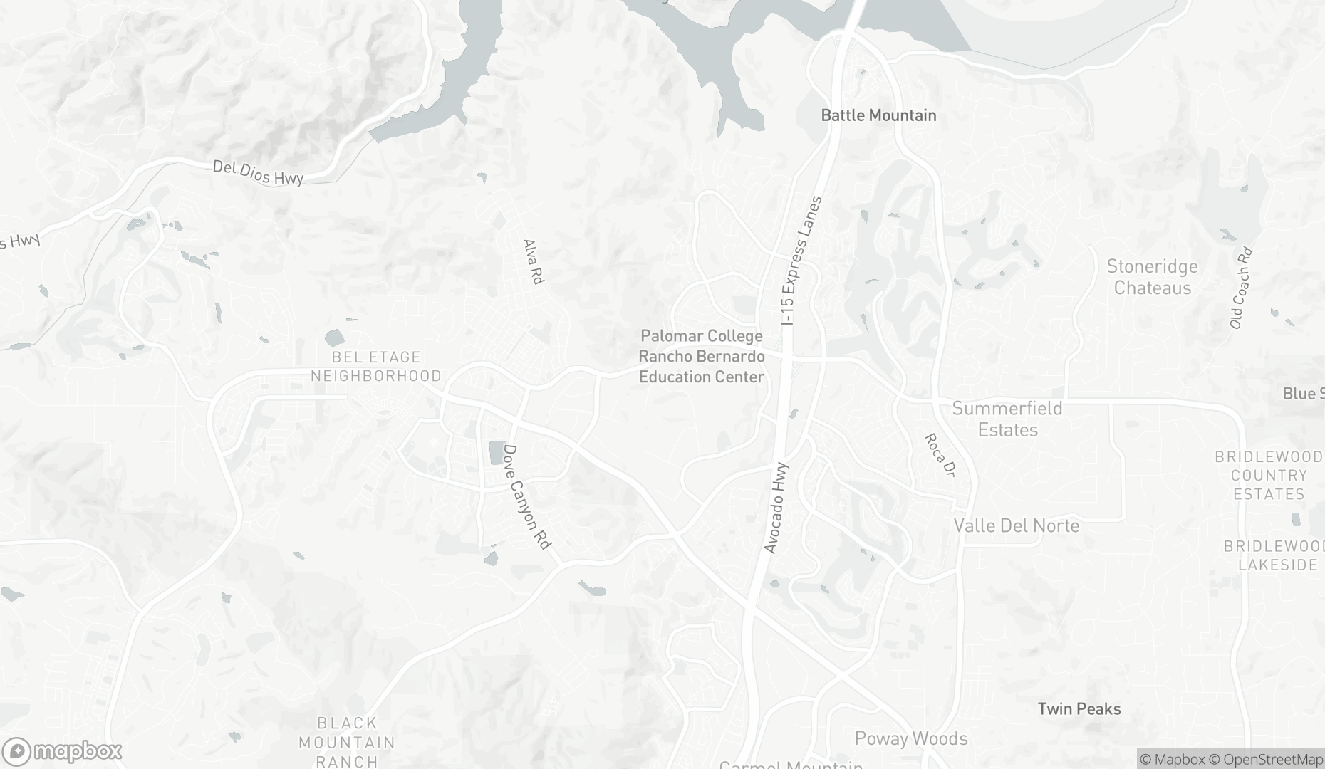 Map of San Diego