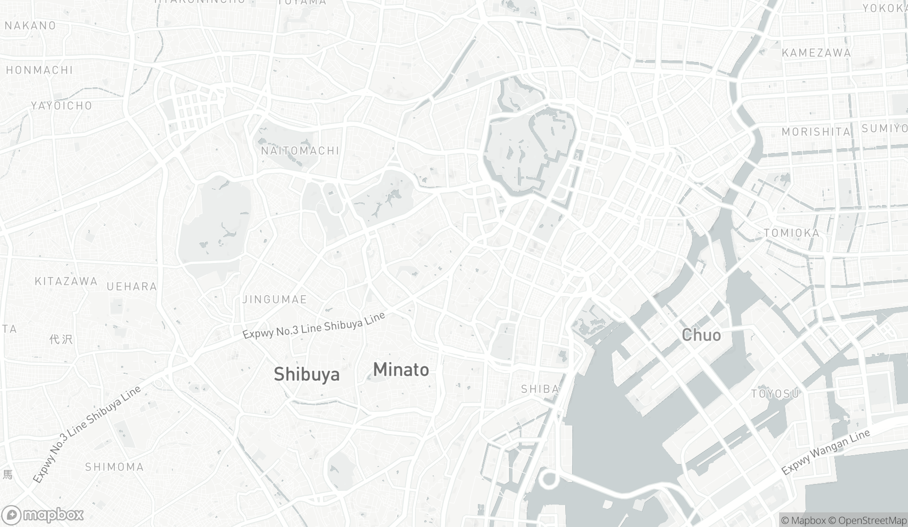 Map of Tokyo