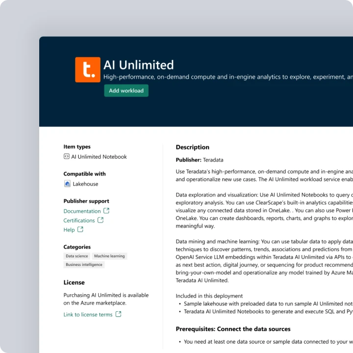 AI Unlimited on Microsoft Fabric: Empower exploration and discovery