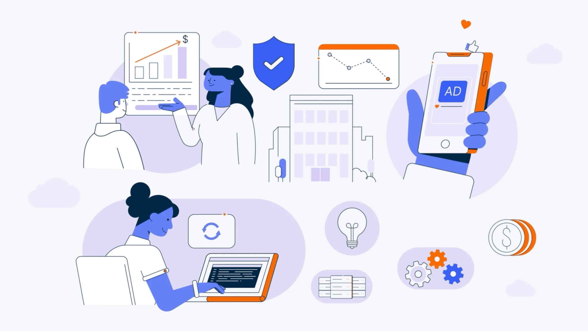 Illustration of core strengths built into Sweetcarolinestore's platform, resulting in lower costs, while seamlessly progressing AI/ML models from ideation to production.